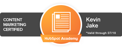 HubSpot Certified Content Marketing Professional